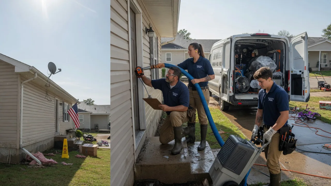 Ceiling Water Damage Restoration in Queen, PA near me